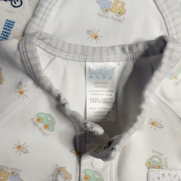 ❄️ 6-12m | Kushies | Button Up Bodysuit/Onesie - Picture 5 of 5